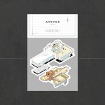 Pack de Stickers Casas Modernas Axonometría